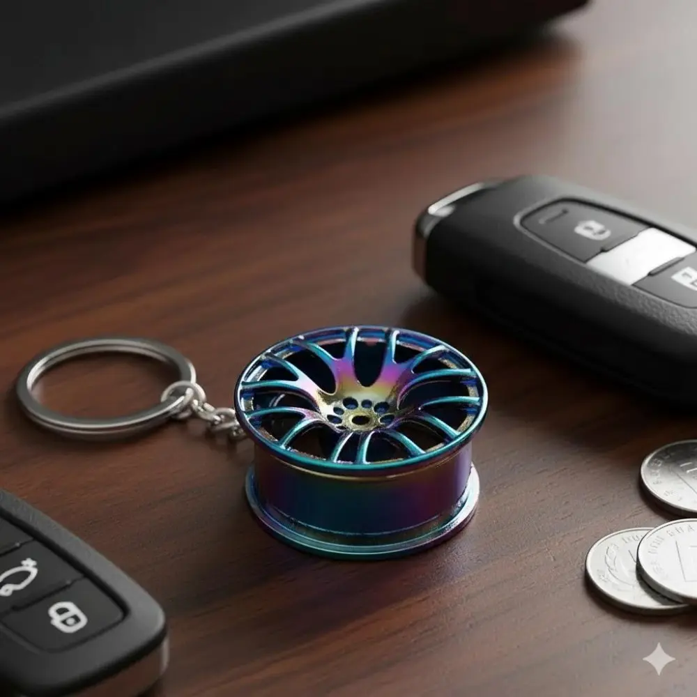 Mechanical Gear Shift Knob Keychain: Custom Car Accessory, Stylish Keychain, Metal Manual Transmission Keyring for Automotive Enthusiasts, Unique Vehicle Decor Gift Idea