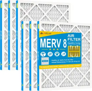 MIFLUS 18x20x1 M8 Furnace Air Filters,HVAC Air Filter,6 Pack High Efficiency Dust Defense Filters, Long-Lasting Pleated Design for Clean Indoor Air 11 Performance
