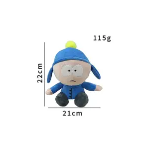 22cm New Cute Cartoon South Park Plush Stuffed Toy Jimmy Plush Home Decor Ornament Birthday Gift
