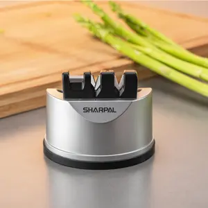 SHARPAL 191H Knife Sharpener with Suction Cup Kitchen Knife Sharpener