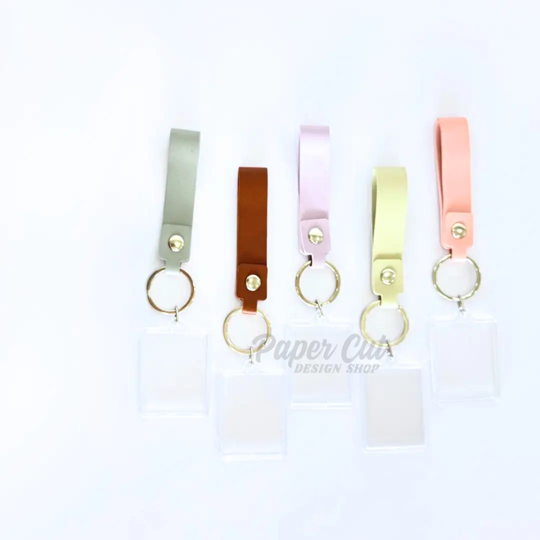 Rectangle Acrylic Photo Keychains Only (Pre-Assembled) 50pcs