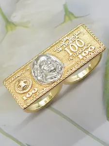 Men's Fashionable Ring, Creative Dollar Bill Design, Perfect Party Jewelry Gift for Halloween Christmas Valentine's Day Birthday, Band Rings