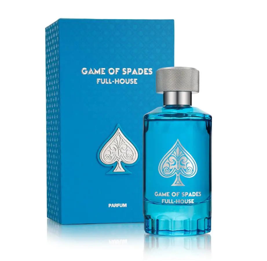 GAME OF SPADES Full-House Unisex Fragrance, a Spicy Floral Fragrance Blend and Liquid Signature Scent with Neroli & Black Tea Notes, Citrus-Ginger, Single Item, Non-Toxic, Neroli Blend, Wood, Perfume Vial Unisex Fragrance
