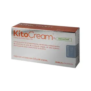 KitosCell - KitoCream 3.5g Acne Treatment with Pirfenidone for Skin Repair and Acceleration of Cicatrización, Suitable for Small Areas and Local Use - Skincare