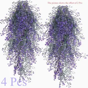 4pcs Large Faux Ivy Hanging Vine Plants, Artificial Ferns for Home, Garden, Wedding, Indoor and Outdoor Decorations, Room Decor, Wall