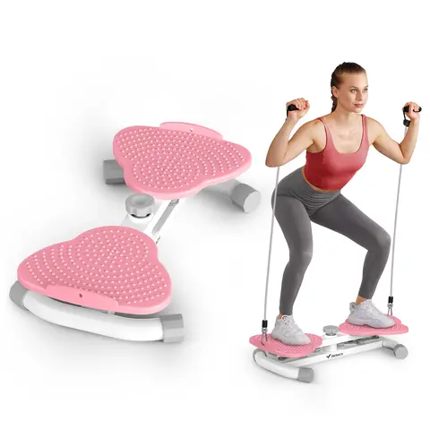 MERACH Waist Twister Board - Durable Multifunctional Ab Exercise Equipment with Iron Frame, No Noise Core Trainer for Home Gym Workouts, Double Non Slip Feet