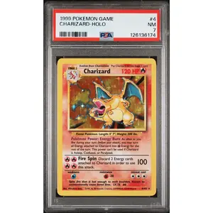 1999 Pokemon Game Charizard-Holo 7 PSA #4