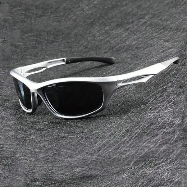 SpringStatements Y2K Unisex Flat-Top Square Frame Sports Cycling Sunglasses - 4pcs Lightweight Punk Edge Accessories with Polycarbonate Lens, Metallic Silver, Longevity for Adults, Summer Travel, Festivals