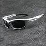 SpringStatements Y2K Unisex Flat-Top Square Frame Sports Cycling Sunglasses - 4pcs Lightweight Punk Edge Accessories with Polycarbonate Lens, Metallic Silver, Longevity for Adults, Summer Travel, Festivals