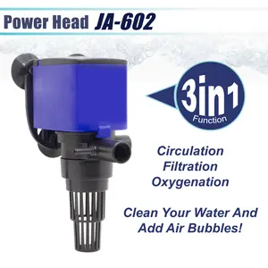 Aqua Dream 320 GPH Undergravel Filter Water Pump for Freshwater Aquariums 3-in-1 Circulation Filtration Oxygenation 1-Year Warranty JA-602, Fish Filter