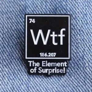 Humorous Phrases Enamel Pin Creative Punk Gothic Lapel Badge Backpack Clothes Decoration