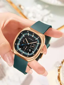 High-Quality Unisex Quartz Wristwatch, Luminous Multifunction Dial with Calendar & Second Hand, Water Resistant, Versatile for Various Daily and Formal Occasions