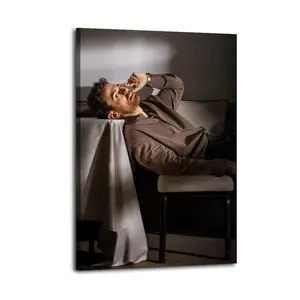 Theo James Poster Canvas Oil Decor Wall Art Painting Modern Aesthetic Print Decoration Waterproof Gift Idea for Home Preferred Gift Giving Option