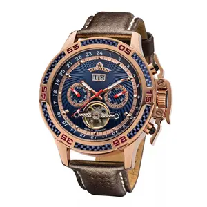 Amsterdam Pionier GM-515-5 | Rose | Made in Germany automatic watch