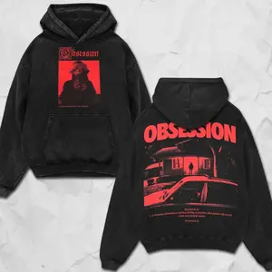 Obsession 2026 Horror Movie Washed Hoodie, Horror Graphic Sweatshirt, Dark Aesthetic Pullover, Thriller Movie Hoodie, Ships Fast MGD