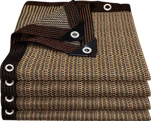 Shade Cloth for Garden,80% Mesh Tarp with Grommets Shade Cloth for Greenhouse,Patio,Vegetables,Plants Cover and Chicken Coops,Coffee Shade Net for Outdoor Garden