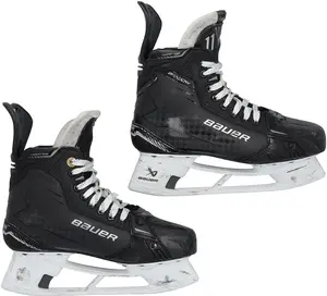 Dylan Guenther Utah Mammoth Game-Used Black Bauer Skates from the 2025-26 NHL Season