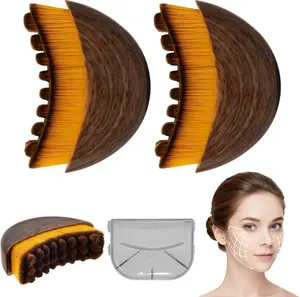 New Lymphatic Contour Face Brush, Dry Brushing Face Brush, Massager for Face, Chin & Jawline Sculpting, Ergonomically Designed to Fit The Skin Precisely and Relieve Fatigue