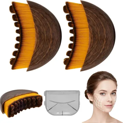 New Lymphatic Contour Face Brush, Dry Brushing Face Brush, Massager for Face, Chin & Jawline Sculpting, Ergonomically Designed to Fit The Skin Precisely and Relieve Fatigue,beachoutfits,travel essentials