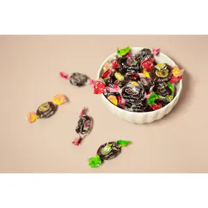 Fruit Toffee Bliss – Tangy & Sweet Assorted Fruit Candies | Sour Cherry, Apricot, Green Apple & Pomegranate Treats Snack