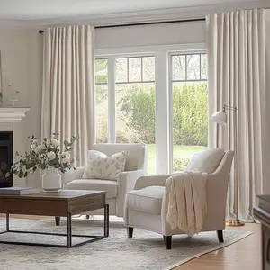 Inovaday 2Pcs Blackout Curtains for Bedroom & Living Room – Rod Pocket & Back Tab, Light Blocking Window Curtains for Apartment, Home Home Textile