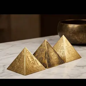 pyramids– Egyptian Handmade – copper – Handmade –copper pyramids – Collectible