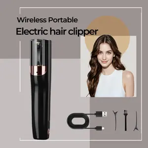 C-type rechargeable split hair trimmer, automatic split hair clipper, wireless edge control clipper, Cordless rechargeable clippers, damaged split hair repair tool, Mother's Day gift, ideal gift for women
