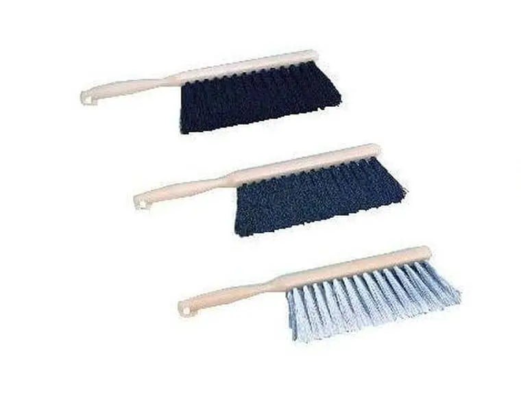 Plastic 8-in. Tampico Natural Fiber Counter Brush, Light Duty Brush Tool for Counter Cleaning