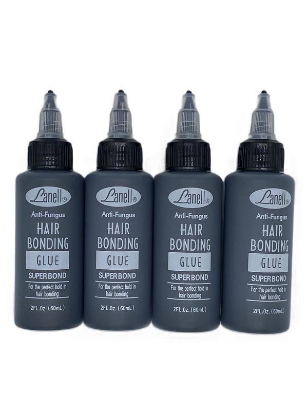 2 Oz (60 ml) Lanell Anti-fungus Hair Bonding Glue by Lanell for Black Hair Weaving, Quick - drying Hair Extension Glue, Hair Extension Tools, Invisible and Traceless, Long - lasting Stickiness., Lace Wig Adhesive