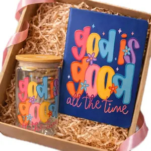 God Is Good All The Time Gift Set - Includes Colorful Mug & Blue Journal - Perfect for Inspirational Gifts