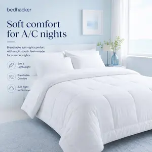 Cloud Cozy| Bedhacker Comforter Double-Stuffed Cloud-Soft Heat-Smart bed Machine Washable puffed quilt Super Fluffy Duvet Lightweight Duvet