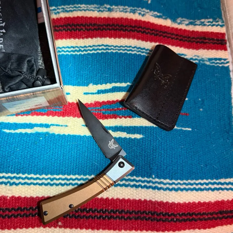 Benchmade mini crooked river w/ case