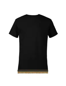 Black Fringe T-Shirt <e