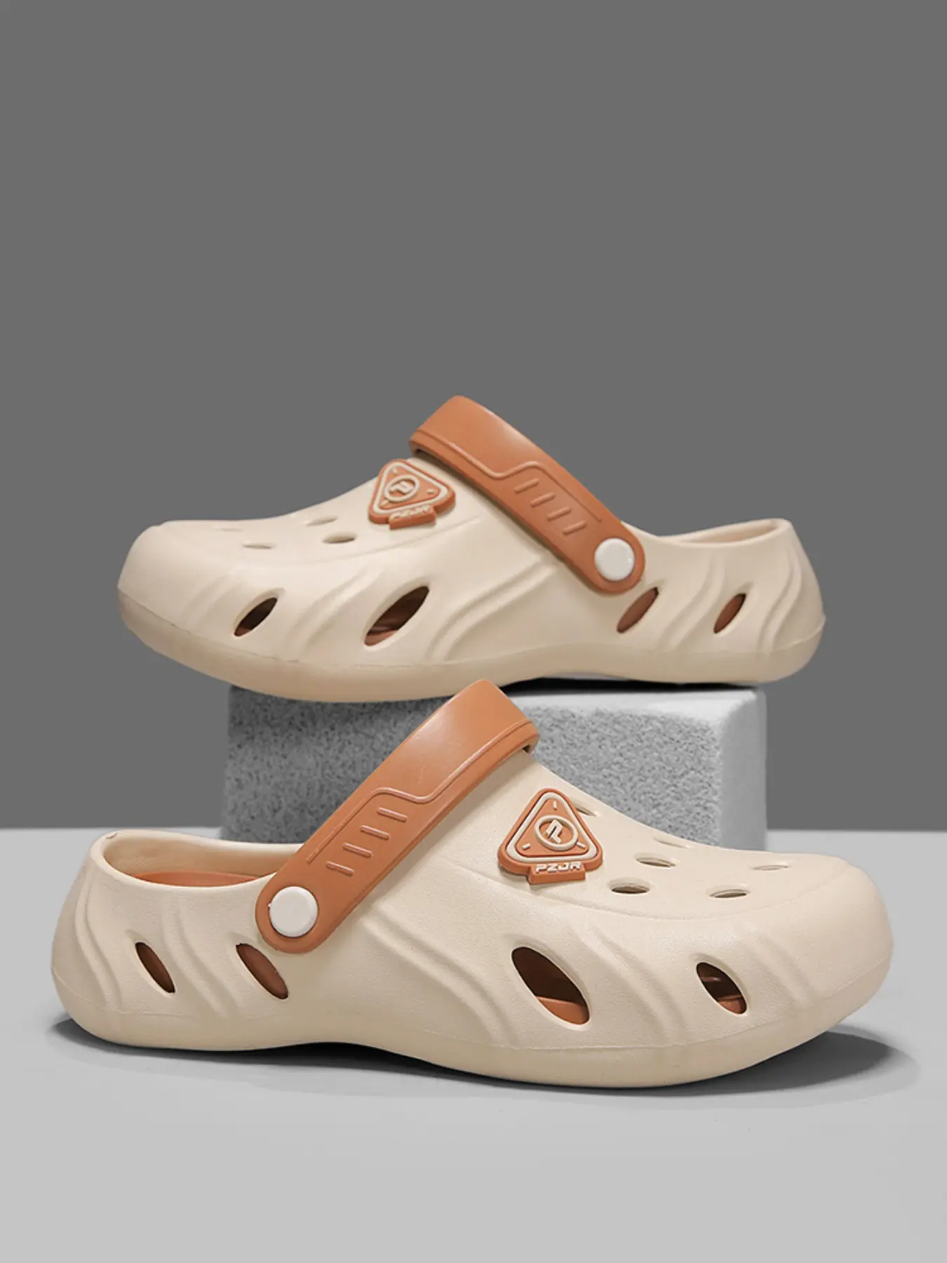 Thick Sole Height Increasing Hole Shoes Garden Slippers Outdoor Indoor Men Women Casual Eva Material Comfortable Wear