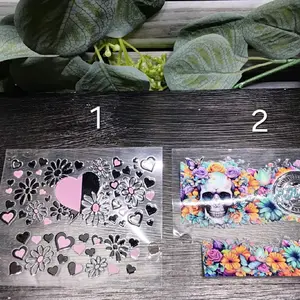 Small Keychain Tumbler Wrap - Decorative Design