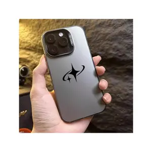 Minimalist Star Pattern Case For IPhone 16 Pro Max 15 Plus 14 13 12 11 XS XR Matte Shockproof Anti-Scratch Stylish Smartphone Cover Silicone Protective