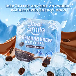 AMOS Cool Smile Coffee Candy | Iced Coffee Flavor | Pocket Energy Boost | Instant Chill, No Wait | Refreshing Brew Anytime Anywhere