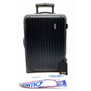 Pre-owned other Travel Bag Auth RIMOWA Salsa 2 Wheel Carry On Black TSA Lock Luggage Cabin Suitcase i060558 12326789030/350577