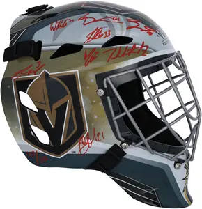 Vegas Golden Knights Autographed 2023 Stanley Cup Champions Replica Goalie Mask with Multiple Signatures - Limited Edition of 50 - Fanatics Authentic Certified