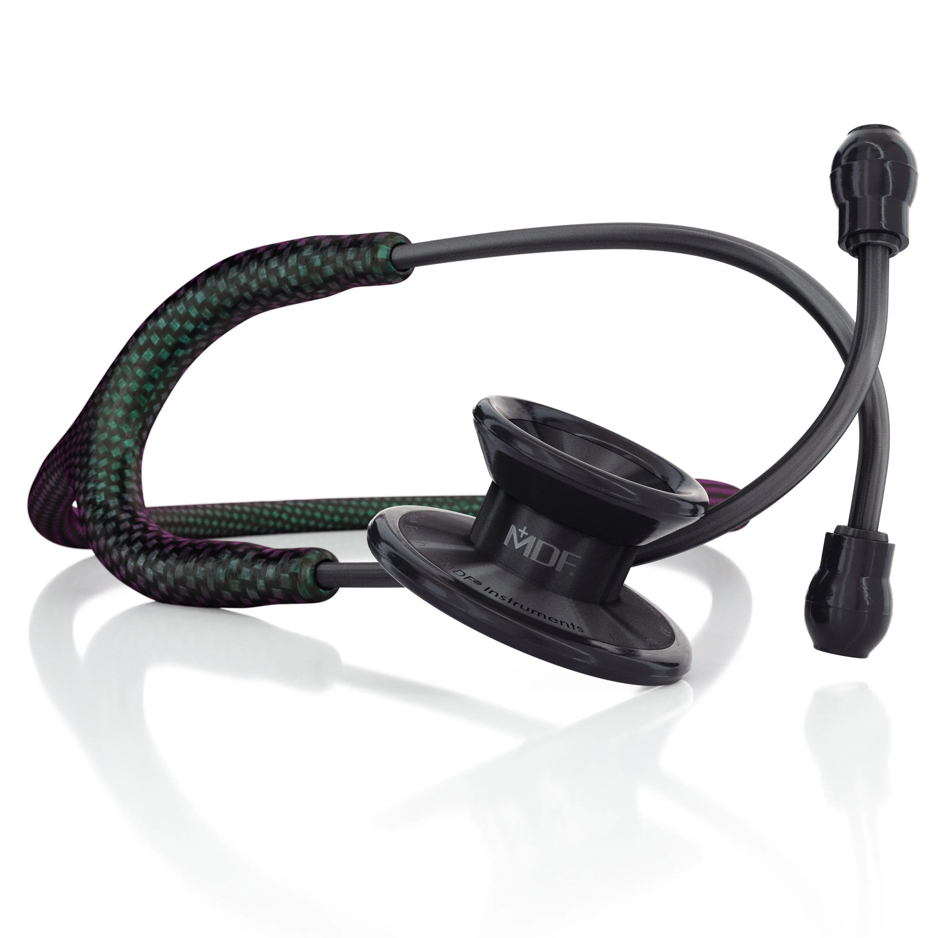 MD One® Epoch® Titanium Adult Stethoscope - Vulcan - Carbon Fiber/BlackOut