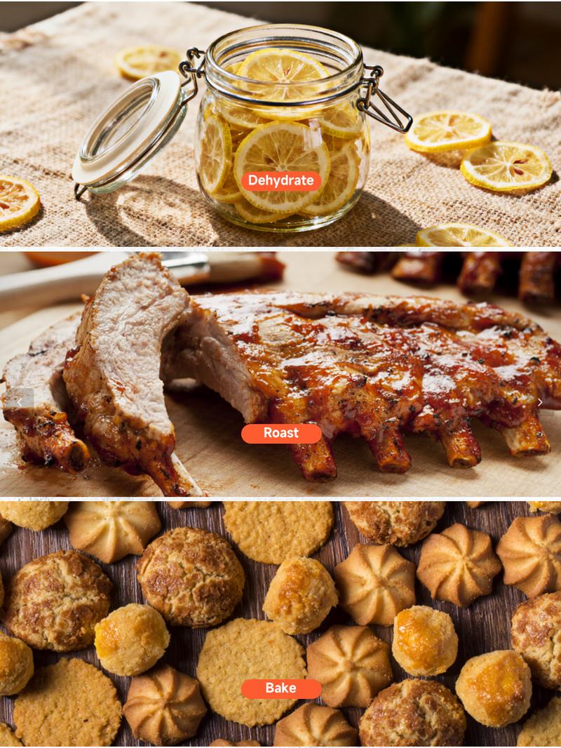 OUNIN Combi Steam Oven Countertop 16QT Capacity 11-in-1 Air Fryer Toaster Oven Combo with Bake, Steam, Roast, Dehydrate, Dual Cook, 90–430°F, Stainless Steel