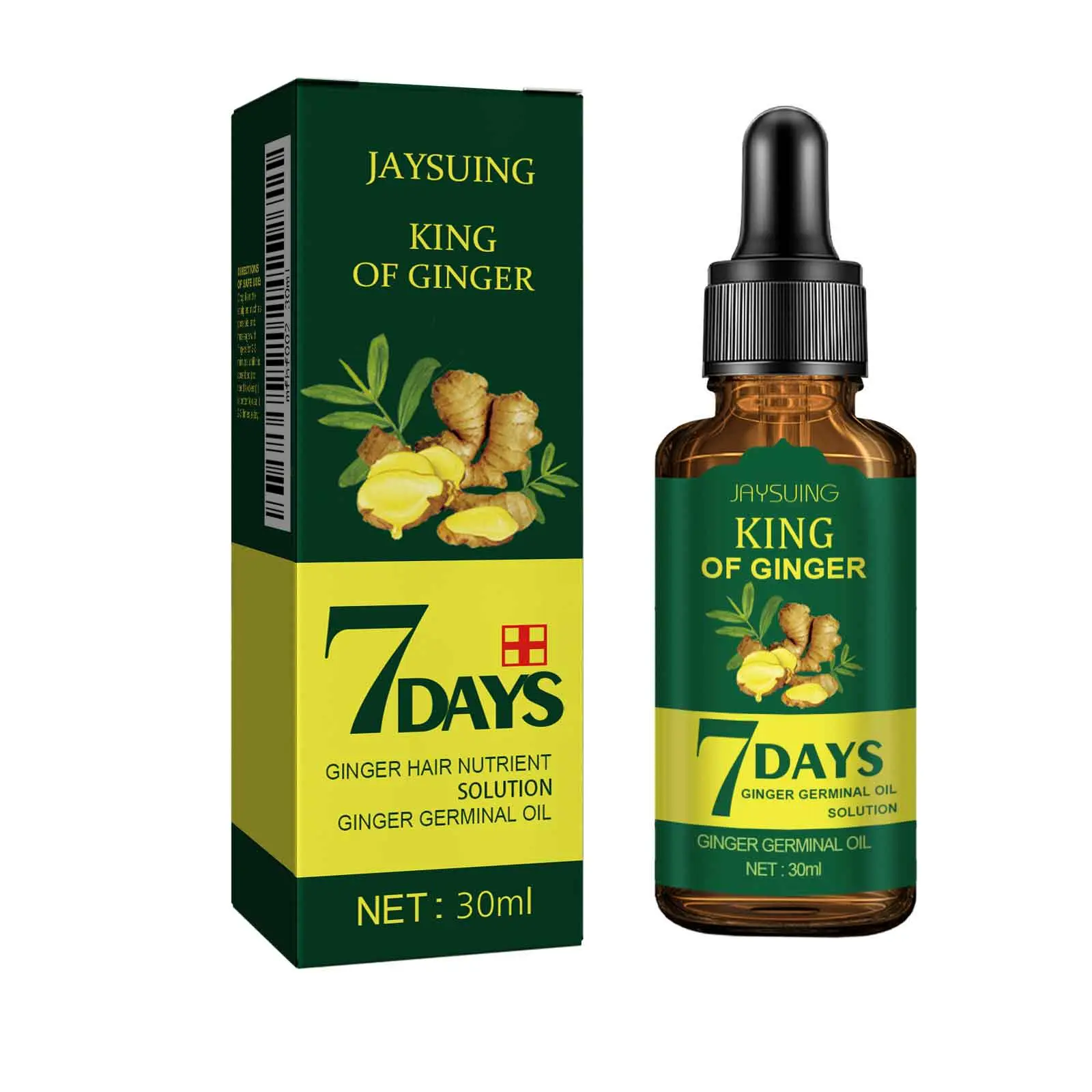 Jaysuing Ginger Hair Care Essential Oil Refreshing And Nourishing Scalp Follicles And Strengthening Hair Nutrition Solution Haircare Smooth Herbal Repairing Comfort mary ruth hair growth castoroil pumpkinseedoil hair gloss hair growth oils