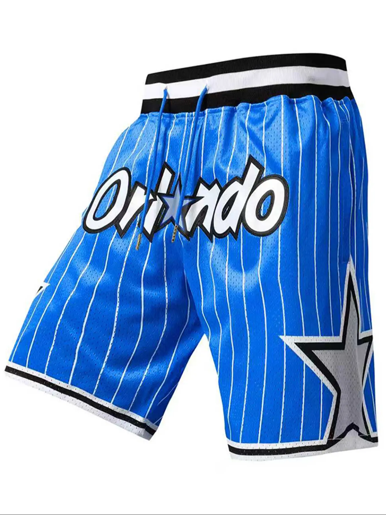 Men's Blue Basketball Shorts, Vintage Embroidered Zipper Gym Shorts, Streetwear Sports Shorts, Cool Sports Shorts, Casual Training Pants, Casual Fitness Shorts, Spring & Fall Fitted Style, Athletic Shorts, Active Shorts, Activewear Shorts