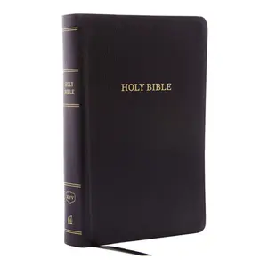 KJV Holy Bible: Personal Size Giant Print with 43,000 Cross References, Black Bonded Leather, Red Letter, Comfort Print: King James Version Bonded Leather – Large Print, October 3, 2017