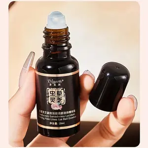 Cordyceps and Ganoderma eye serum, enriched with collagen and niacinamide, is a long-lasting moisturizing and firming eye cream that hydrates and tightens the eye area, giving the skin a youthful glow. Suitable for all skin types[eos]