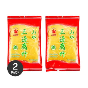2 Pack HONGYE Brand Dried Bean Curd Sticks (Fu Zhu) - 400g Total | Vegetarian, Perfect for Hot Pot, Soups, Noodles