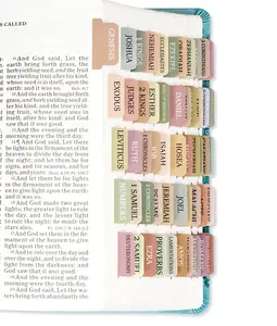 Bible Tabs for Women & Men, Laminated Bible Tabs for Study Bible, Boho Theme Bible Tabs for Easy Navigation, Simplify Your Bible Reading Experience with Easy-to-Use Indexing Tabs