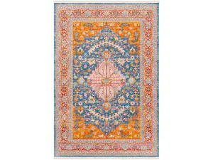 Livabliss EPC2324-1616 18 in. Ephesians Area Rug, Aqua