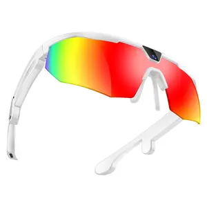 2026 Smart Glasses Ai Cycling Goggles, Summer Sports Glasses, Mountain Bike Glasses, 8MP HD Camera, Real-Time Translation, Music Playback, Wireless Call, Enc Noise Reduction, Waterproof, Outdoor Gear AI Assistant AI Recognition Outdoor Ride