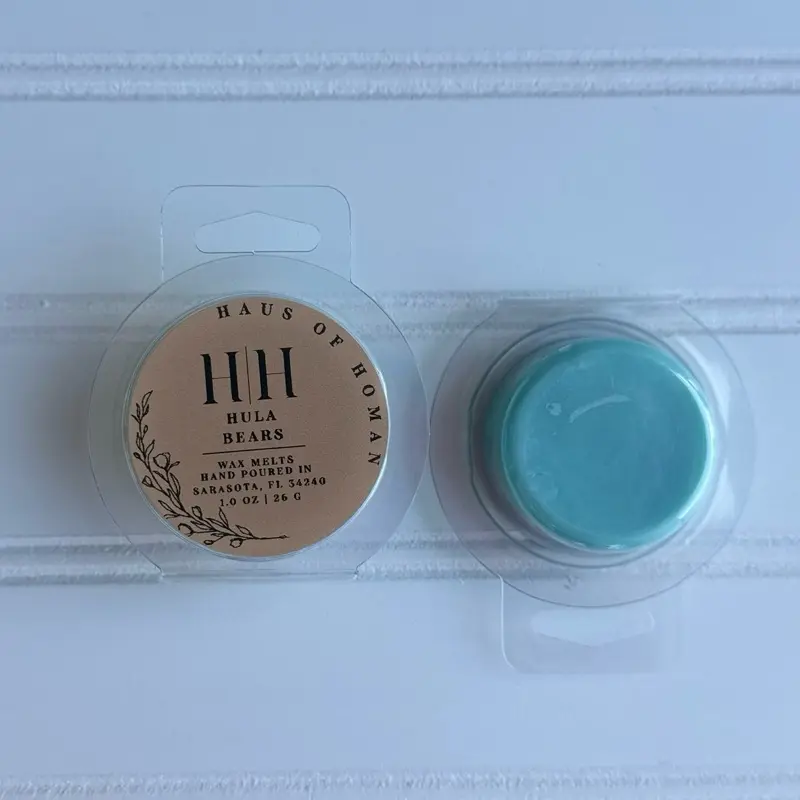 H|H Hula Bears Scented Wax Cubes 1oz 26g Hand Poured in Sarasota FL for Home Fragrance